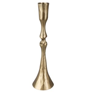 Set of 2 Gold Taper <b>Candle</b> Holders with Elegant Ball Design Brass Metal Candlestick Stand for Home <b>Dinner</b> Decor Factory Direct - Product Image 6