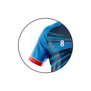 Uniforme de Rugby Elegante para Hombre, Colores Personalizados Disponibles, Jersey de Manga Corta y Pantalones Cortos, Ajuste Perfecto para Entrenamientos y Competiciones de Equipo - Product Image 3