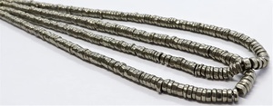 Cuentas de pirita natural Heishi tipo disco de 5 mm y 6 mm, cuentas de pirita en forma de rueda, hilo de 16 pulgadas para fabricación de joyas, venta al por mayor, piedra preciosa de pirita a granel - Product Image 4