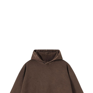 เสื้อฮู้ดดี้และเสื้อสเวตเชิ้ตผู้ชาย เสื้อฮู้ดดี้ผ้าฝ้ายหนาน้ำหนักมากทรงโอเวอร์ไซส์สำหรับวิทยาลัย/มหาวิทยาลัย - Product Image 3