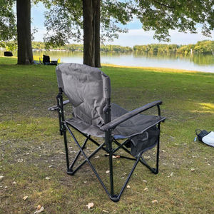 Factory Wholesale Customizable Logo Lightweight Portable <b>Metal</b> Beach <b>Chair</b> <b>Foldable</b> Design Modern Style Camping-Made Vietnam - Product Image 1