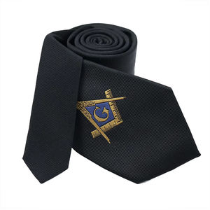Corbata Masónica de Diseño Formal, Suave y Cómoda, Hecha en Fábrica, Corbata Masónica Elegante para Hombre - Product Image 2
