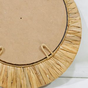 Panier de rangement tressé à la main en jacinthe d'eau Artex Dong Thap, miroir décoratif, artisanat vietnamien, modèle SD2004A1NA - Product Image 4