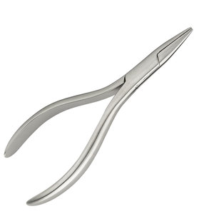Alicates de Punta Plana Premium, 130 mm, Plateados, sin Puntas Ranuradas CE para Alambres de Acero Inoxidable, Instrumento de Laboratorio Dental para Precisión - Product Image 6
