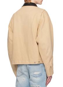 เสื้อแจ็คเก็ตผ้าแคนวาส OEM สำหรับสตรีทแวร์ แฟชั่น ระบายอากาศ กันลม สำหรับทุกเพศ ทุกวัย เหมาะสำหรับฤดูหนาว หนัก ทนทาน ใช้งานกลางแจ้ง สไตล์วินเทจ มีซิป - Product Image 4