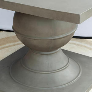 Table de salle à manger d'extérieur moderne en teck massif, résistante aux intempéries, design carré, ensemble de meubles de jardin pour 4 personnes - Product Image 2