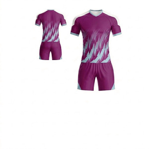 Uniforme de Fútbol al Por Mayor, Transpirable, Ligero, 100% Poliéster, Personalizable con Nombre del Equipo en la Parte Delantera, Secado Rápido - Product Image 2