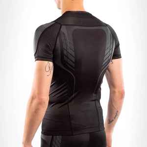 Nouveau style de rashguard pour hommes d'arts martiaux - Respirant, séchage rapide, écologique, manches courtes, léger, vente directe d'usine - Product Image 5