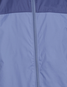 Veste de randonnée softshell bleue pour homme, col haut, résistante à l'eau, manches longues, coupe classique, longueur normale, en polyester. - Product Image 2