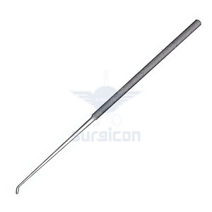 Curette Buck 16,5 cm / 6-1/2 pouces Fig. Curette chirurgicale en acier inoxydable à manche rond et émoussé, instrument médical - Product Image 2