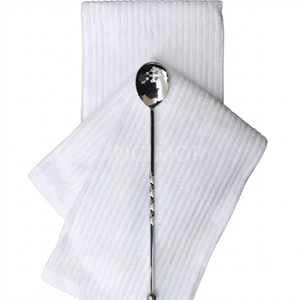 Grandes ofertas en toallas de barra de algodón 100% acanaladas, 16x19, 32 oz, blanqueadas, para limpieza de restaurantes y cocinas, de la India. - Product Image 6