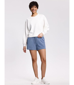 Pantalones Cortos Casuales para Hombre, Corte Clásico, 100% Algodón, Cintura Elástica, Antiarrugas, Multibolsillos, Color Personalizado Bordado - Product Image 3