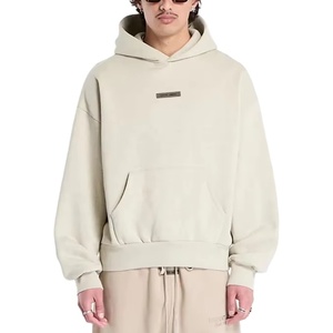 Sudadera con Capucha Unisex Esencial Personalizada 100% Algodón French Terry de Alta Calidad con Forro Polar de Invierno y Logotipo Frontal para Hombre - Product Image 1