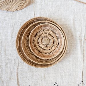 Plateaux en rotin rectangulaires ovales, nom personnalisé, de haute qualité, prix pas cher, livraison depuis le Vietnam, marque privée - Product Image 3