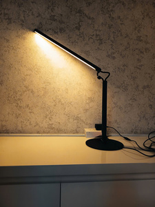 Modern metal LED 10W <b>table</b> lamp with push dimmer and 330-degree rotation. - Product Image 1