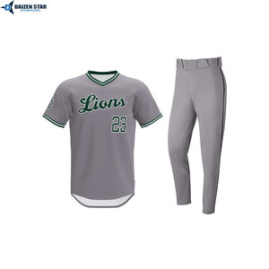 ชุดเสื้อและกางเกงเบสบอลสั่งทำขายส่งสำหรับทีมมืออาชีพ - Product Image 6