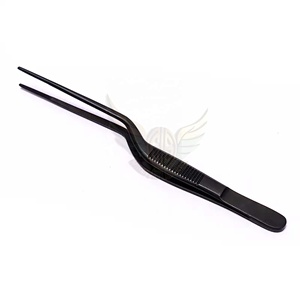 Utensilios de cocina de acero inoxidable de 12 pulgadas de largo, alicates de cocina de Chef culinario de 30cm, pinzas para barbacoa, jardín, plantas acuáticas - Product Image 4