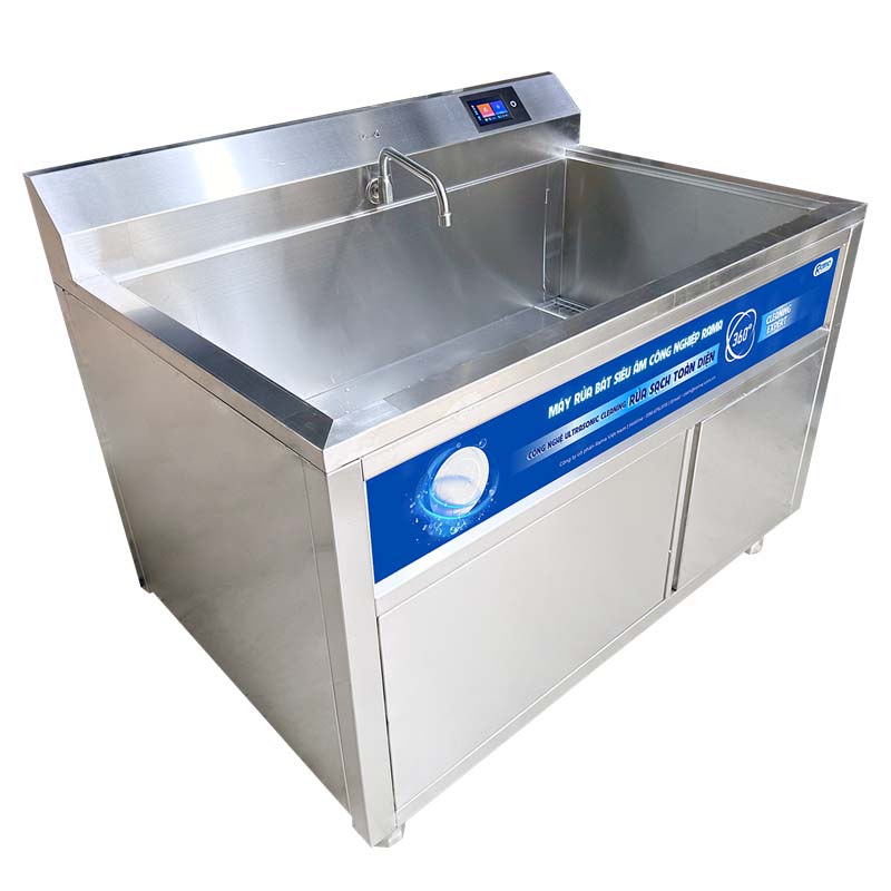 Industrial Ultrasonic Dishwasher 135L 6.8KW Smart Cleaning Machine for Restaurant Commercial Kitchen