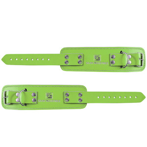 Correas de tobillo de cuero de alta resistencia para máquina de cable - Tobilleras acolchadas para entrenamiento de fuerza de piernas y glúteos con polea - Product Image 1