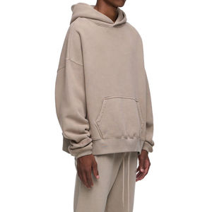 Sweat-shirt à capuche pour homme en molleton de coton doux, pull à manches longues, décontracté, pour tous les jours, vêtements d'hiver - Product Image 2