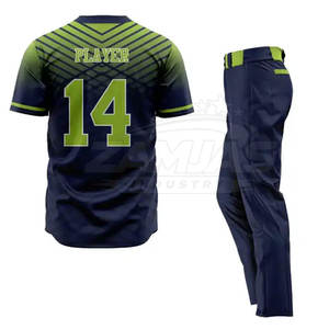 Uniforme de Béisbol Personalizado para Deportes, MOQ Bajo, Ropa Deportiva, Uniforme de Béisbol con Nombre y Número de Equipo Personalizados - Product Image 3