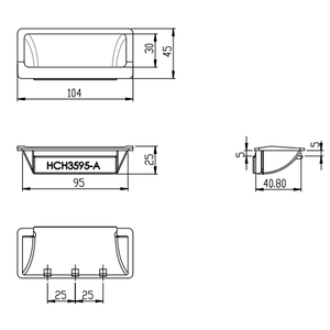 ตัวเชื่อมต่อแบบซ่อน/ระบบอัดขึ้นรูป ABS/โครงเวิร์กสเตชันอัตโนมัติ/โปรไฟล์ ABS สำหรับห้องปลอดเชื้อ/สกรูสีดำสำหรับเวิร์กสเตชันอุตสาหกรรม - Product Image 2