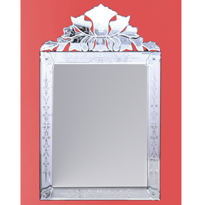 Espejo de Pared Barroco Veneciano Ornamentado |   Espejo Decorativo con Marco Tallado de Estilo Antiguo Vintage para Decoración del Hogar y Sala de Estar - Product Image 1