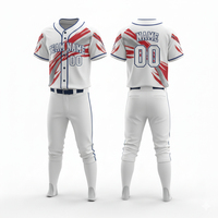 Tissu respirant, léger, coupe confortable, uniforme de baseball unisexe, idéal pour les vêtements de sport