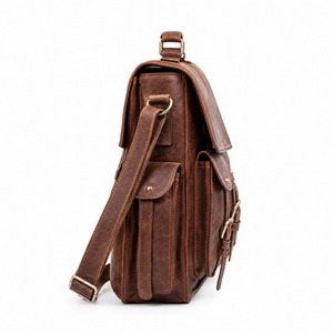 Sac bandoulière de luxe en cuir véritable, petit sac messager, sacoche pour ordinateur portable, idéal pour le bureau, les voyages, unisexe, cadeau d'affaires, sac haut de gamme - Product Image 6