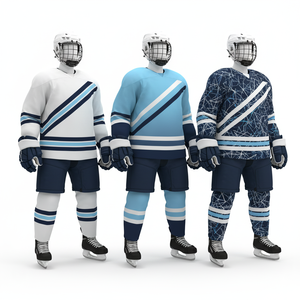 Vente en gros d'uniformes de hockey sur glace RAPID SPORTS 2026 |   Maillots personnalisés sublimés 100% polyester légers à séchage rapide à manches courtes - Product Image 3