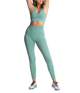 Conjunto de Leggings y Top sin Costuras Premium para Mujer – Ropa Deportiva de Yoga y Gimnasio de Alta Calidad OEM, Traje de Fitness Personalizado - Product Image 6