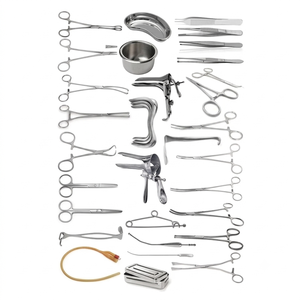 Ensemble d'instruments chirurgicaux ORL de 10 pièces en acier inoxydable réutilisables et stérilisables, certifiés CE et ISO - Product Image 1