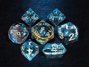 Jeu de dés en résine pour joueurs professionnels, dés polyédriques équilibrés en résine pour jeux de rôle de table haute précision, fournitures de jeu en gros - Product Image 3