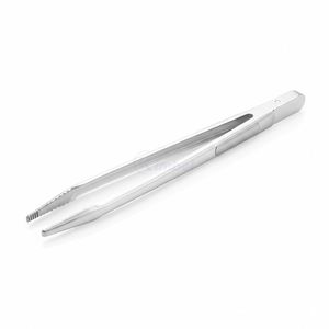 Pince de cuisine professionnelle en acier inoxydable noir mat pour la présentation culinaire – Outil de chef de précision - Product Image 5