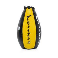 Sac de boxe d'entraînement Fairtex Tear Drop en PU, durable, avec fermeture à lacets, non rempli, à remplir de sable, pour adultes.