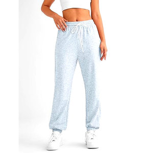 Pantalon de survêtement cintré pour femme, pantalon de jogging athlétique et pantalon de détente avec poches, pantalon de jogging confortable à taille haute et doux pour la salle de sport - Product Image 3