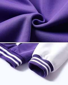 Chaqueta Deportiva Varsity Talla XL, Tejido de Satén, Forro de Lana y Nailon, Relleno de Algodón, Estilo Urbano, Logotipo Frontal Estampado, Detalles Técnicos - Product Image 4