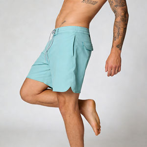 walkshorts cargo <b>shorts</b> Comfortable Stretch Men's Gym <b>Shorts</b> <b>with</b> <b>Zipper</b> <b>Pocket</b> Quick-Dry Breathable for Training boardshorts - Product Image 4