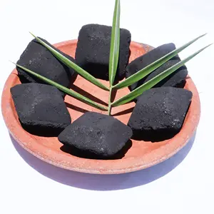 Wholesale 100% Pure Natural Less Ash Coconut Shell BBQ Charcoal Briquette.