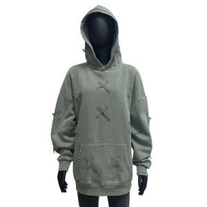 High Quality Women's <b>Hoodies</b> New Fashion Hip Hop Style Loose Solid Color Long Sleeve Cropped Fitness Casual Wear <b>Workout</b> Hoodie - Product Image 6