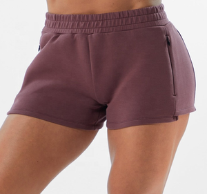 Women's High-Waisted Athletic <b>Shorts</b> Basic Cotton Quick Dry Breathable Washed <b>Technics</b> Convenient Pocket for Running Workouts - Product Image 1