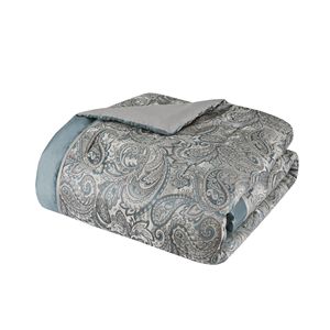 12-Piece Cotton <b>Comforter</b> Set with <b>Bed</b> Sheets Premium Quality Versatile Design - Product Image 3