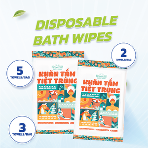 ผ้าขนหนูพกพาแบบใช้แล้วทิ้ง ลายตาราง สำหรับฤดูร้อน แห้งเร็ว ขนาดกะทัดรัด ผลิตโดย Kawaii OEM ODM เป็นมิตรกับสิ่งแวดล้อม ทำจากผ้าไม่ถักทอ สีขาว - Product Image 2