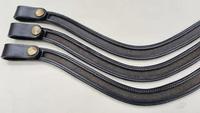 Frontal en cuir pour cheval, modèle Empty Channel, personnalisable en taille, fabrication sur mesure, vente en gros, équipement d'équitation