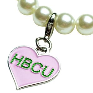   Pulsera de Perlas Rosa y Verde HBCU para Mujer, Elegante Joyería con Cuentas, Accesorio de Muñeca para Hermandades, Regalo de Moda para Universidad - Product Image 3