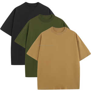 เสื้อยืดผ้าฝ้าย100% สำหรับผู้ชายเสื้อยืดโอเวอร์ไซส์ออกแบบโลโก้ได้ตามต้องการ - Product Image 1