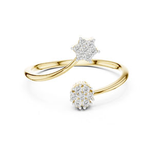 Anillo Solitario de Diamante Cultivado en Laboratorio, Redondo, en Oro Rosa de 14K para Mujer |   Ropa de Uso Diario |   Diamante Cultivado Nuevo - Product Image 2