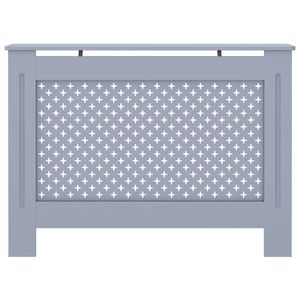 Cache-radiateur en MDF anthracite 44,1''x7,5''x32,1'' Accessoire de mobilier - Product Image 3