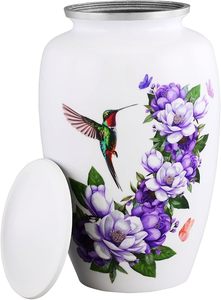 Urnas de Cremación para Adultos con Diseño de Flor de Magnolia y Colibrí, Urnas Decorativas para Cenizas Humanas, Venta al Por Mayor - Product Image 3