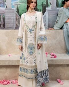 สีสันโดดเด่นแบบปากีสถานสำหรับงานอีด งานแต่งงาน และโอกาสต่างๆ บนชายหาด - เสื้อผ้าผู้หญิงที่สวยที่สุด ผลิตจากวัสดุวิสโคส ซึมซับความชื้นได้ดี แห้งเร็ว - Product Image 4